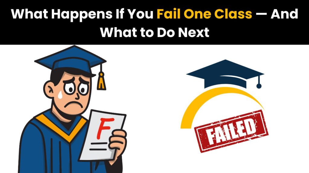 What Happens If You Fail One Class — And What to Do Next