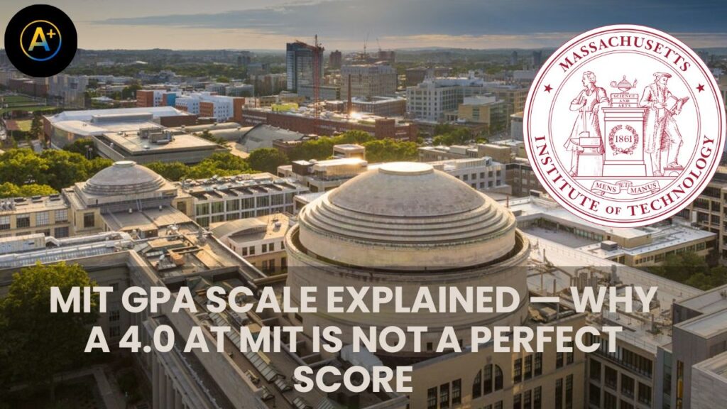 MIT GPA Scale Explained — Why a 4.0 at MIT Is Not a Perfect Score